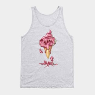 Skull Cone (strawberry) Tank Top